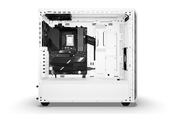 var tyst! Shadow Base 800 DX White Midi Tower