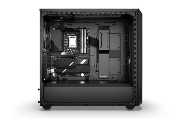vær stille! Shadow Base 800 Black Midi Tower