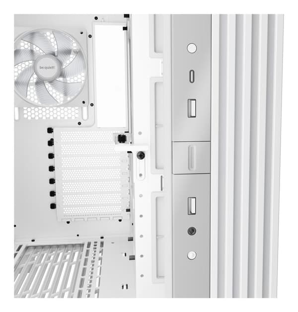 vær stille! LIGHT BASE 600 LX White Midi Tower