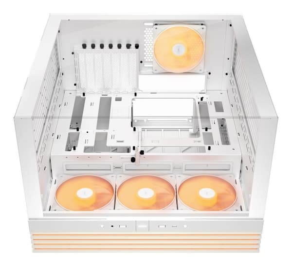 vær stille! LIGHT BASE 600 LX White Midi Tower