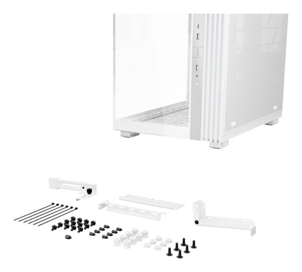 vær stille! LIGHT BASE 600 LX White Midi Tower