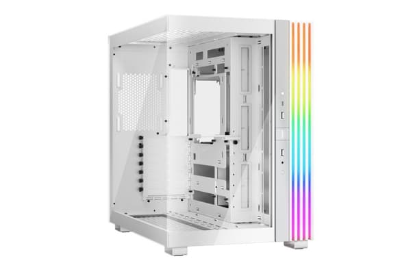 ole hiljaa! LIGHT BASE 600 DX White Midi Tower Valkoinen