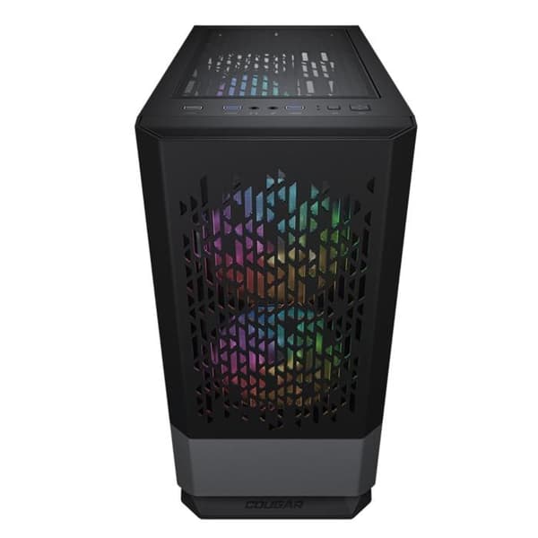 PC Gaming-fodral - Cougar Gaming - MG140AIRRGBBLACK - För Mini-ITX / Micro-ATX-moderkort - 3 ARGB-fläktar ingår
