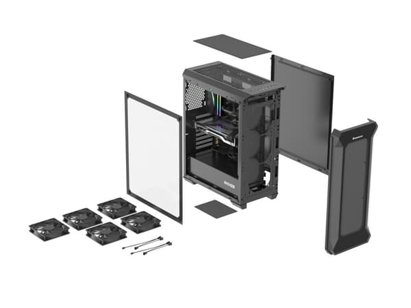 GENESIS Irid 505F Midi Tower Sort