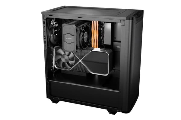 var tyst! PURE BASE 501 Airflow Window Black Midi Tower