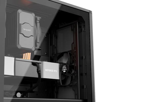 var tyst! PURE BASE 501 Airflow Window Black Midi Tower