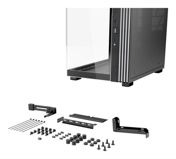 var tyst! LIGHT BASE 600 DX Black Midi Tower