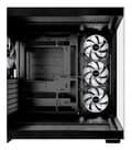 Miniatyrbild 9 av 9: var tyst! LIGHT BASE 600 DX Black Midi Tower