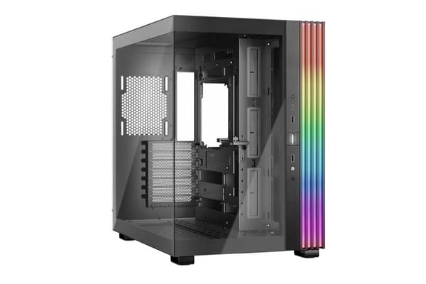 var tyst! LIGHT BASE 600 DX Black Midi Tower