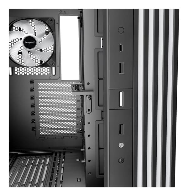var tyst! LIGHT BASE 600 LX Svart Midi Tower