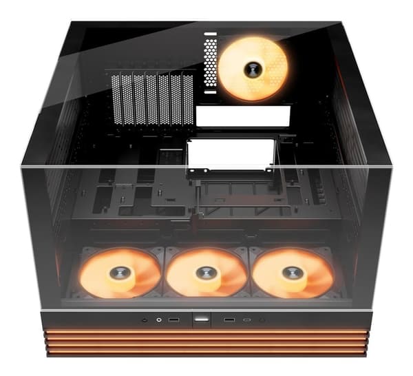 var tyst! LIGHT BASE 600 LX Svart Midi Tower