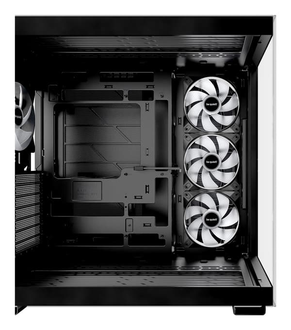 var tyst! LIGHT BASE 600 LX Svart Midi Tower