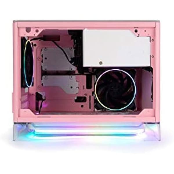 Mini-ITX Chassi - IN WIN - A1 Plus - Färg Rosa - 650 Watt Strömförsörjning - Litet formfaktor