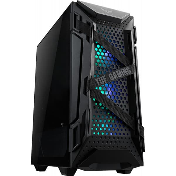 Asus TUF Gaming GT301 ATX-chassi med fönster Svart