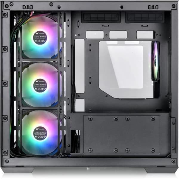PC-fodral - THERMALTAKE - View 380 TG ARGB - Medium tower - ATX - Härdat glas - Svart