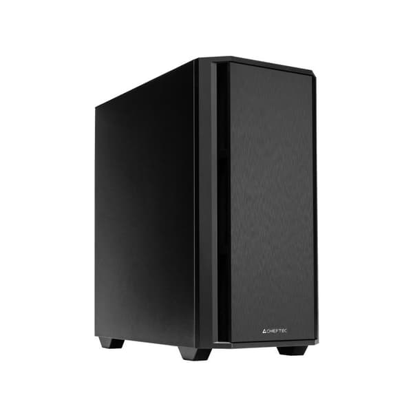 Datorfodral - CHIEFTEC - AZ-01B-OP - Mini Tower - Svart - Ljudabsorberande - 1 120 mm PWM fläkt Svart