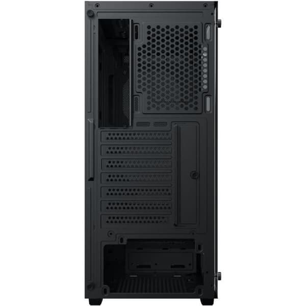PC-chassi med mellanliggande tur utan nätaggregat - XIGMATEK HERO II Air 3F (Svart) - ATX/Micro ATX - 3x120mm FRGB - Mesh - USB 3.0/2.0