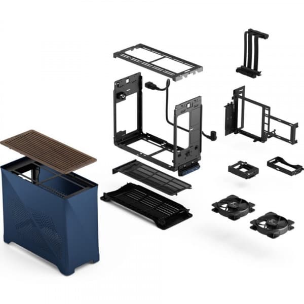 Fractal Design Era 2 ITX-chassis, blå