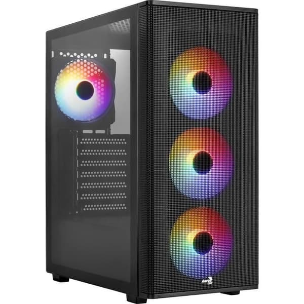 PC-fodral - AEROCOOL - Designer G v1 (svart) - Medium tower - ATX-format - Utan strömförsörjning