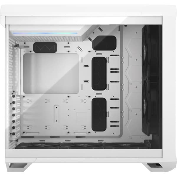 PC-fodral - FRACTAL DESIGN - Torrent White TG Clear Tint - SSI-CEB - Optimerat luftflöde med 5 fläktar ingår -