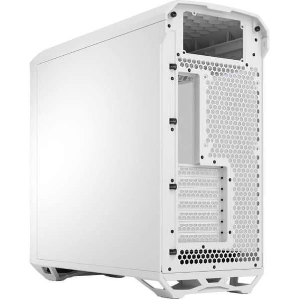 PC-fodral - FRACTAL DESIGN - Torrent White TG Clear Tint - SSI-CEB - Optimerat luftflöde med 5 fläktar ingår -