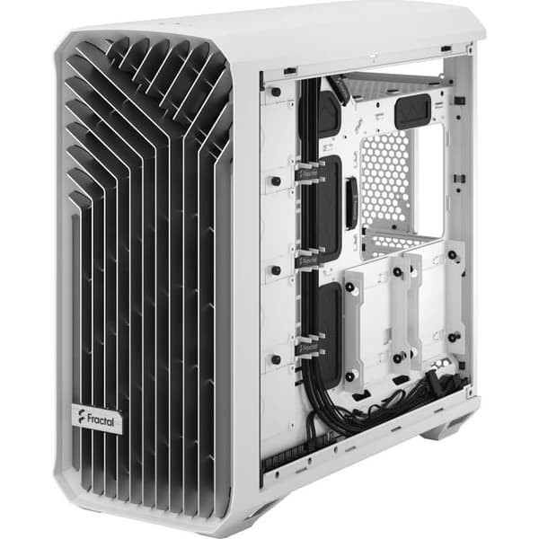 PC-fodral - FRACTAL DESIGN - Torrent White TG Clear Tint - SSI-CEB - Optimerat luftflöde med 5 fläktar ingår -