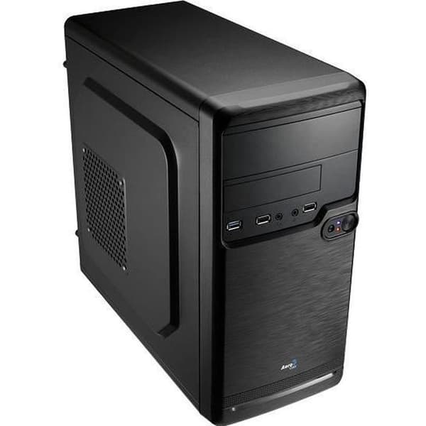 AEROCOOL QS-182 PC-FODRAL - Mini Tower - Svart - Micro ATX-format (ACCS-PQ02014.11)