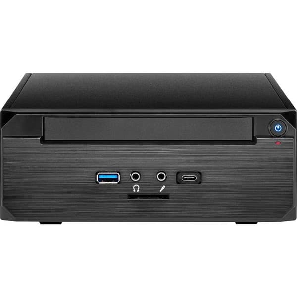 INTER-TECH MW-02 II ITX-TOWER Svart PC-fodral - 1 fack 5,25'' - ITX-format - USB 3.0 - Audio In/Output