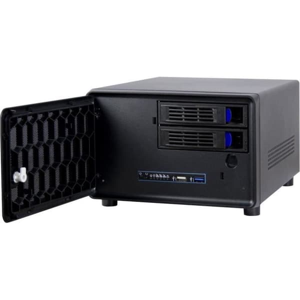 Inter-Tech SC-2100 Small Form Factor (SFF) PC-fodral - Svart - Mini-ITX - 2 interna fack - 1 60 mm fläkt