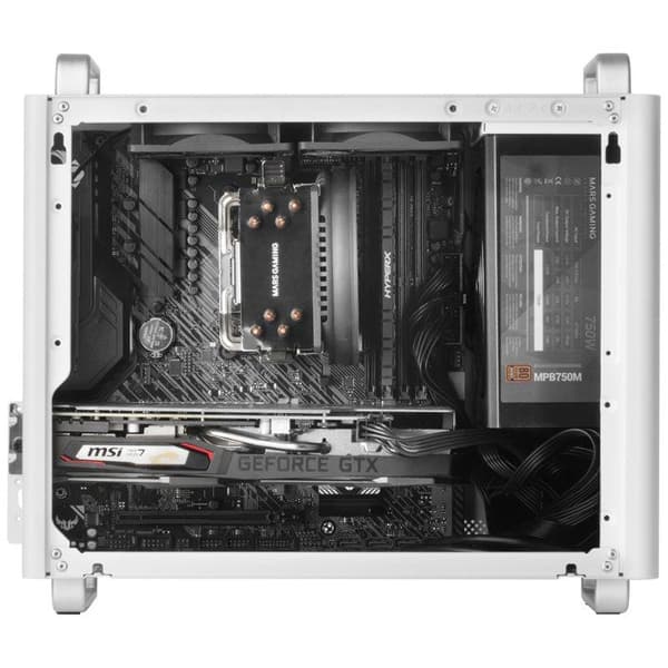 PC-chassi Micro-ATX - Mars Gaming - MC-ELITE - Mesh-design - 3 FDB-fläktar - Aluminium