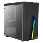 AEROCOOL PC CASE Bolt Mini - Mini Tower - Svart - Micro ATX-format (ACCS-PV20012.11)
