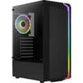 Miniatyrbild 1 av 5: AEROCOOL Bionic G Black (V2) - Låda utan strömförsörjning - Medium torn - ATX-format