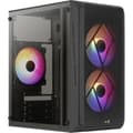 Miniatyrbild 1 av 4: PC-fodral - AEROCOOL - CS-107-A V2 - Fodral utan strömförsörjning - Minitorn - Micro-ATX-format - Svart (ACCS-PC14032.11)