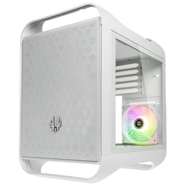 BITFENIX Prodigy M 2022 ARGB (Vit) - Fodral utan strömförsörjning - Minitorn - M-ATX-format