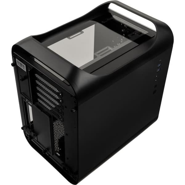 BITFENIX Prodigy M 2022 (svart) - Fodral utan strömförsörjning - Minitorn - M-ATX-format