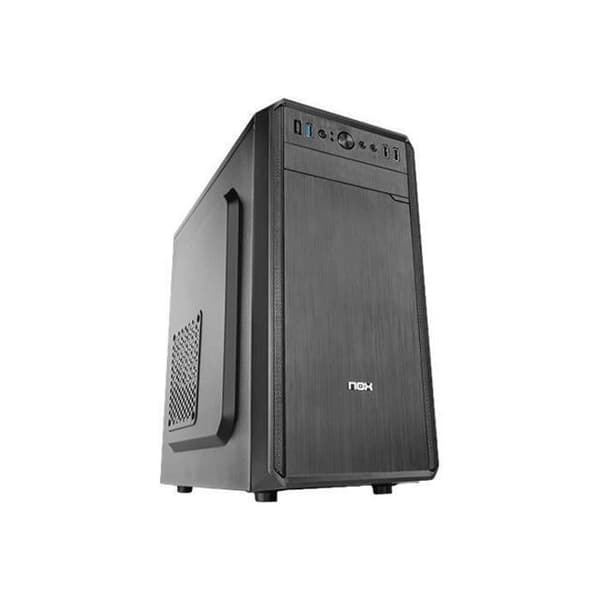 NOX Lite LITE030 Mini-Tower Micro ATX-fodral 500 Watt (ATX) Svart USB-ljud Svart