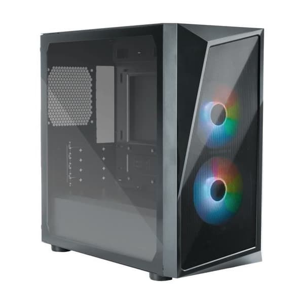 Cooler Master CMP 320 PC-fodral - mATX - Svart - 2 ARGB-fläktar - Mångsidiga kylalternativ
