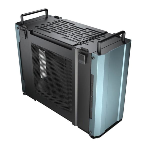 PC-spelfodral - Cougar Gaming - DUST2 IRON GREY - Minifodral - ITX - Pro-kylning - För ATX, Micro ATX, Mini ITX moderkort