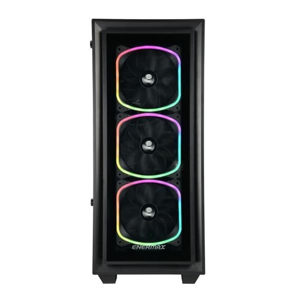 ENERMAX ENERMAX StarryFort PC CASE - Gaming - Svart - Härdat glas - ATX-format (ECA-SF30-M1BB-ARGB StarryFort)