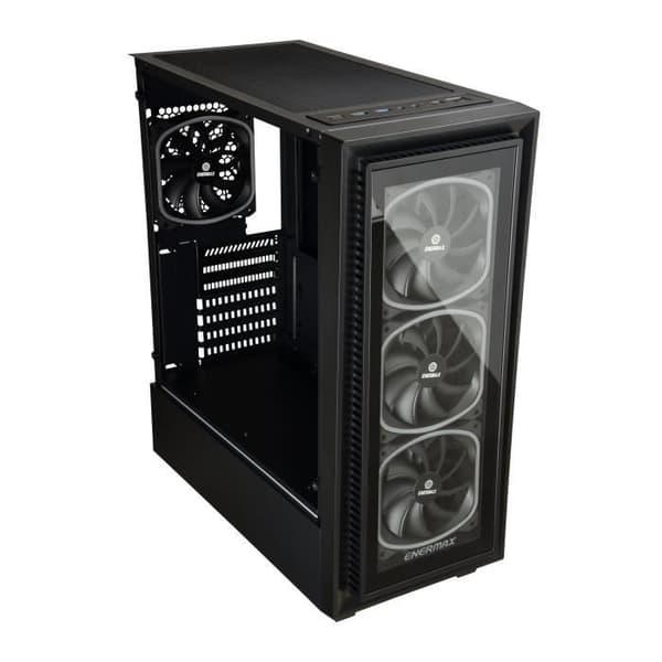 ENERMAX ENERMAX StarryFort PC CASE - Gaming - Svart - Härdat glas - ATX-format (ECA-SF30-M1BB-ARGB StarryFort)