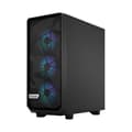 Miniatyrbild 1 av 6: PC-fodral FRACTAL DESIGN Meshify 2 Compact Lite RGB Svart TG Ljusfärgad ATX
