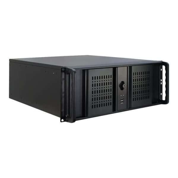 Inter-Tech IPC 4U-4098-S hölje - Rackmonterbar - 4U - ATX - 11 interna fack - 6 expansionsfack Svart