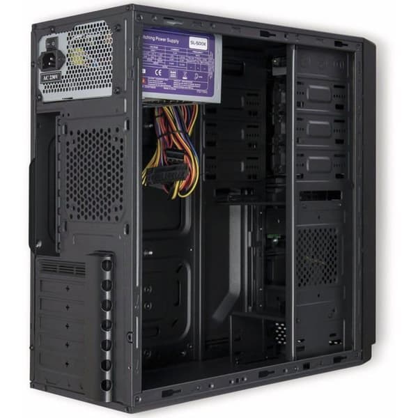 INTER-TECH IT-5916 Tower PC-fodral Svart 500 W - 4 3,5" konsoler, 3 5,25" konsoler, 2 2,5" fack