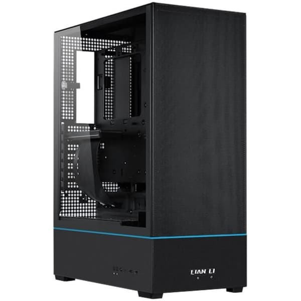 Boitier Medium Tower - LIAN LI - SUP-01 - Svart - Elegant design - Härdat glaspaneler