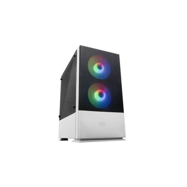 MicroATX PC-chassi - Mars Gaming - MCZW Vit - RGB - MESH-panel - Vattenkylning
