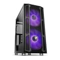 Miniatyrbild 1 av 4: Half Tower Case Micro ATX - Mini ITX - ATX NOX NX Hummer Nova RGB Ø 20 cm Svart