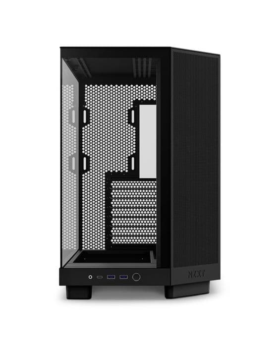 PC-chassi - NZXT - H6 Flow - Mellanstorlek - Optimal Kylning - Färg Svart