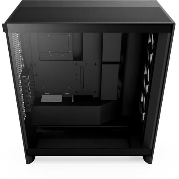 Mellan-torn chassi - NZXT - CM-H72FB-R1 - H7 Flow RGB med inkluderade RGB-fläktar - Svart