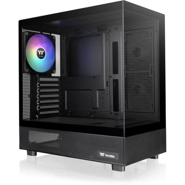 PC-fodral - THERMALTAKE - View 270 TG ARGB (svart) - Medium tower - E-ATX-format - Utan strömförsörjning Svart