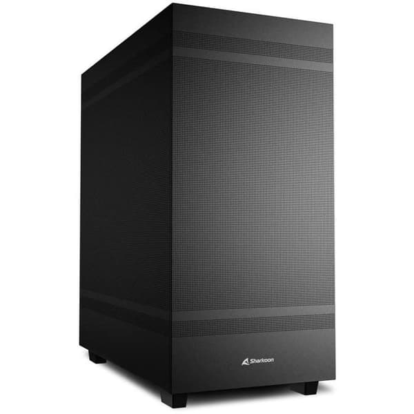 Tornbox - Sharkoon - Rebel C50 - Svart - ATX - Härdat glas Svart